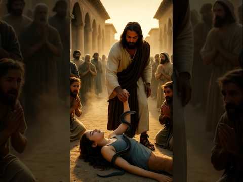 Jesus Saves the Girl from a Snake Miracle#miraclemoment