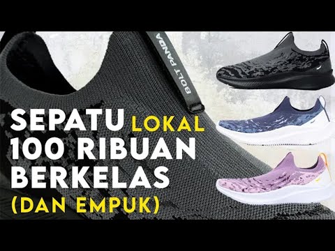 Sepatu Lokal 100 Ribuan yg Berkelas! REVIEW Bolt Panda SlipKnit