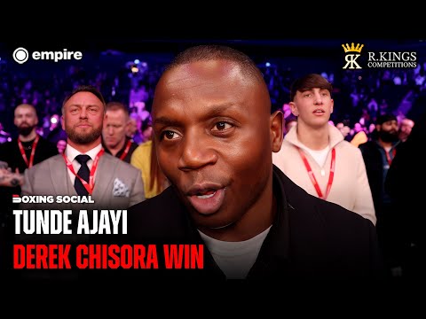 “IT HURT ME” Tunde Ajayi HONEST On Frank Warren Saga, Talks Chisora Win