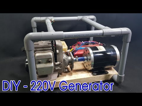 How to make 220v Dynamo Generator Using 2-stroke Engine - UCFwdmgEXDNlEX8AzDYWXQEg