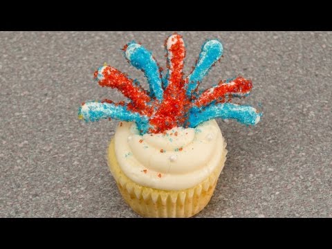 How to Make Cupcake Firework Decorations