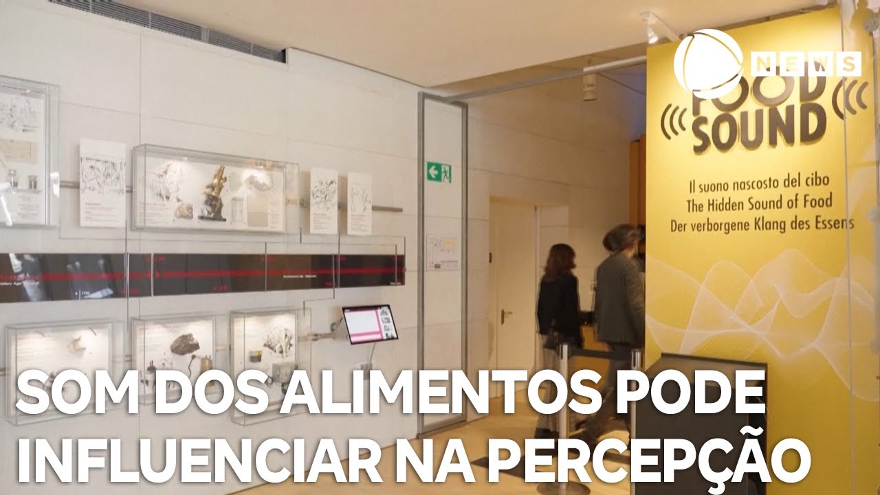 Exposição na Itália estuda como o som dos alimentos influencia na percepção