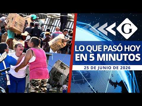 🔵 Noticias 25 junio: SAQUEOS, CAOS Y DOLOR EN VENEZUELA TRAS DOBLE TERREMOTO | Noticiero