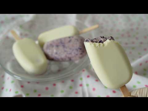 Blueberry Popsicles ブルーベリーアイスバー