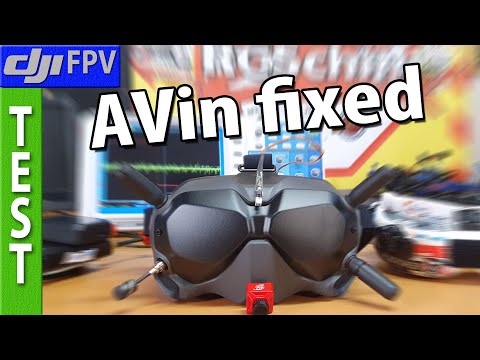 DJI FPV goggles, Latency of AVin FIXED with firmware! - UCIIDxEbGpew-s46tIxk5T3g