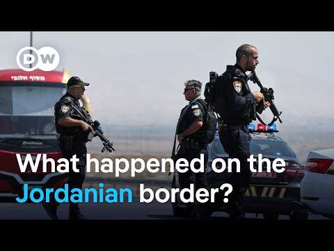 Three shot dead at West Bank-Jordan border crossing | DW News