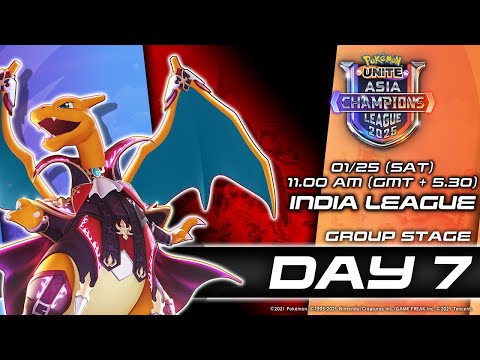 HINDI | Pokémon UNITE Asia Champions League 2025 India League Day 7