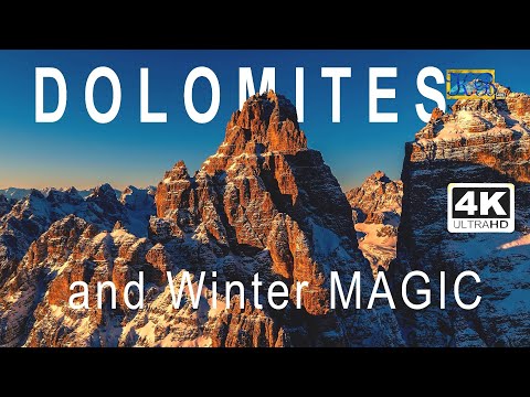 DOLOMITES  and the Magic of Winter (4K)