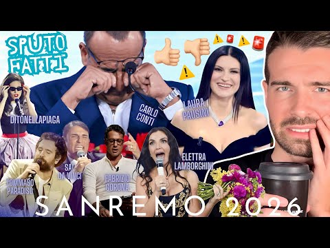 SPUTO FATTI E GOSSIP SANREMO 2026 EDITION: QUALCUNO DOVEVA DIRLO! 😰 | Spillin’ the tea🥤
