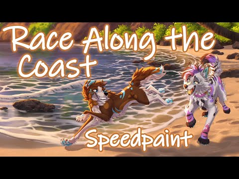 Race Along the Coast | Speedpaint