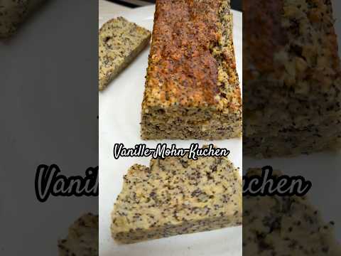 Vanille-Mohn-Kuchen aus dem Airfryer