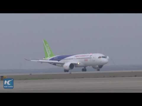 Chinese-made large passenger jet conducts taxiing tests - UCHBDXQDmqnaqIEPdEapEFVQ