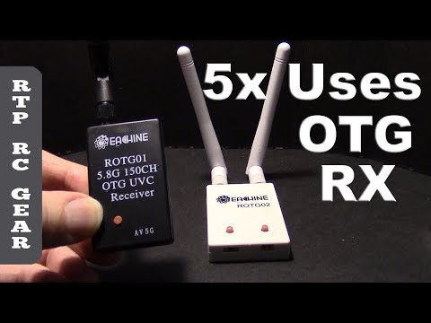 5 Uses for the Eachine ROTG02 and ROTG01 Eachine FPV Receiver - Turn smartphone / PC into FPV screen - UCQ5lj3yRWyHvN_sDizJz0sg