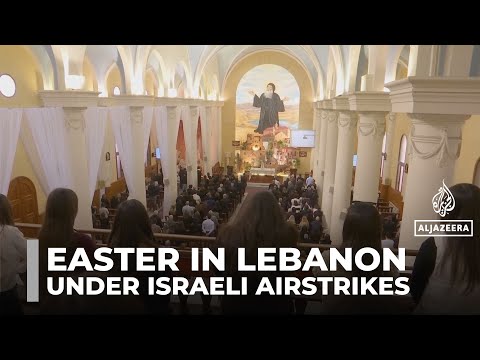 A sombre Easter in Lebanon: Mass held in Tyre as Israeli jets fly overhead