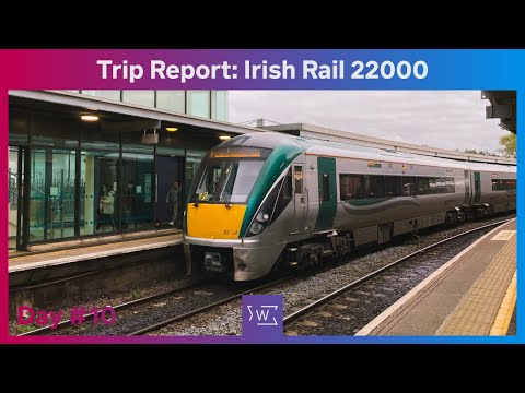 [10] Irish Rail Trip Report! 22000 Class ICR on the Enterprise!