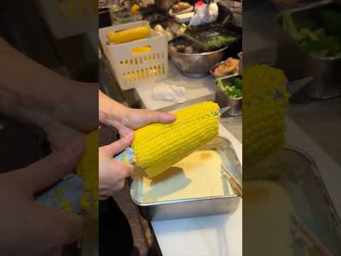 Japan's Famous Corn Tempura Fritters at Karintoh Hanare, Nagoya, Japan 🌽🔥 With @cookedandserved