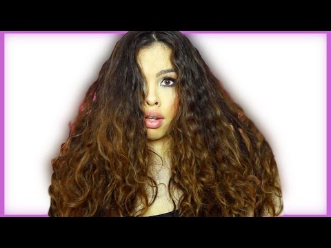 How to Dye CURLY Hair at Home!!