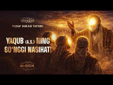 Yaqub alayhissalomning so‘nggi nasihati | Yusuf surasi tafsiri 61-qism | Ustoz Abdulloh Zufar