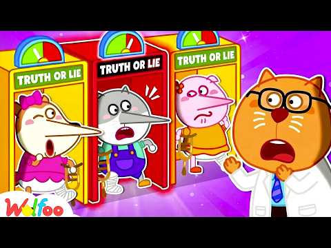 Who Is a Liar? 🤥 Uncovers the TRUTH with a Lie Detector Tests | Cartoon for Kids | Wolfoo Channel