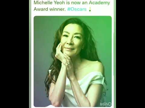 Michelle Yeoh is now an Academy Award winner. #Oscars   