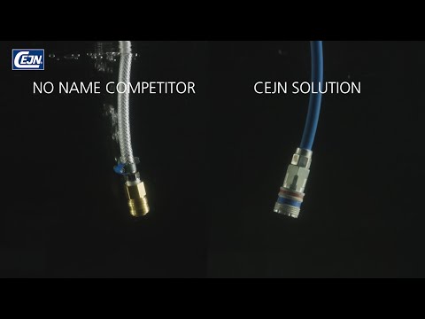 Compressed air optimization - Hose clamps vs CEJN Stream-Line | CEJN