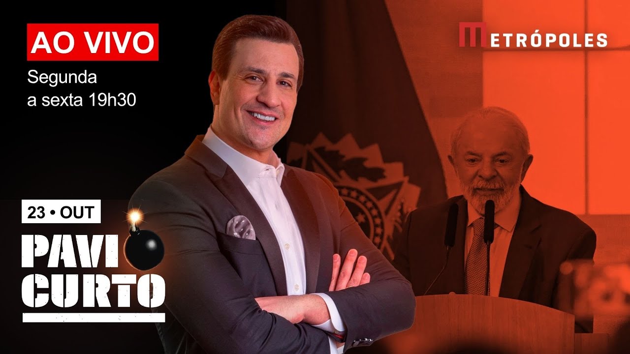 PAVIO CURTO COM PAVINATTO AO VIVO (23/10): LULA FALASTRÃO; TEMER 2026?; E OUTRAS NOTÍCIAS RUINS