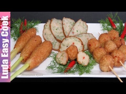 РЫБНЫЕ ШАРИКИ и РЫБНАЯ КОЛБАСА вьетнамский ФишКейк ЧА КА Fish Cake Recipe Street Food Vietnam Chả Cá - UCwZ6TJuh2PsR83k5PkkQx4A