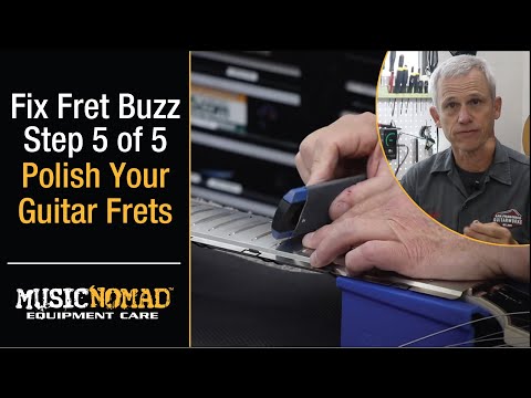 How to Fix Guitar Fret Buzz Step 5 of 5: Polish Your Guitar Frets