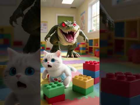 😱😱This kitten has a dark secret...