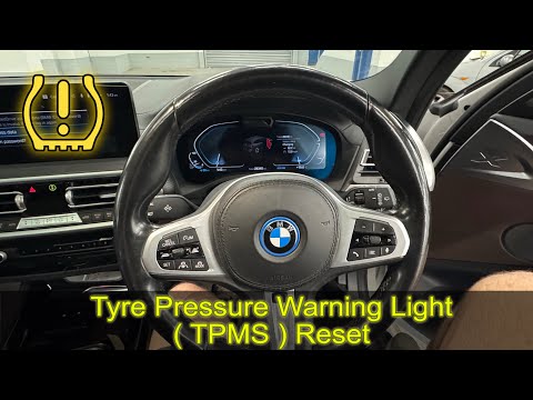 Cómo resetear la luz de presión de neumáticos en la BMW iX3 MK1