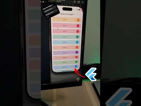 Guess the Flutter Widget❓️