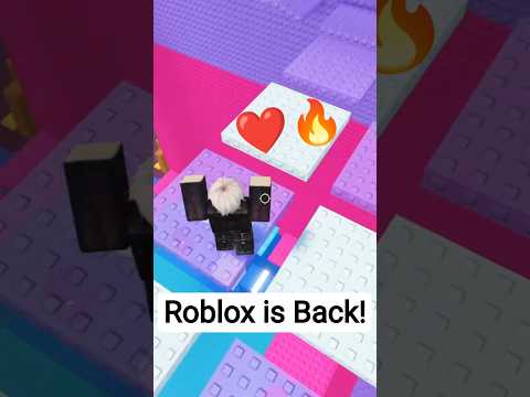 Fun Roblox is coming Back !!! 🙌😄💕Comment Your Favourite Games!!!👌