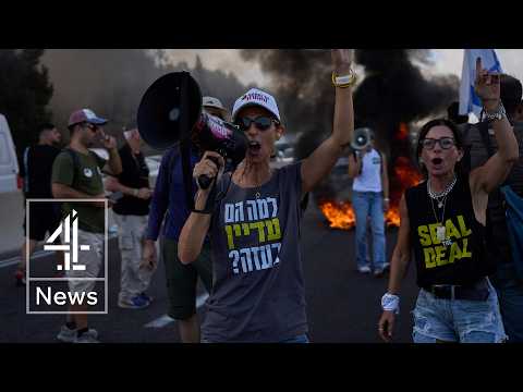 Israelis protest and stage general strike against Gaza plan
