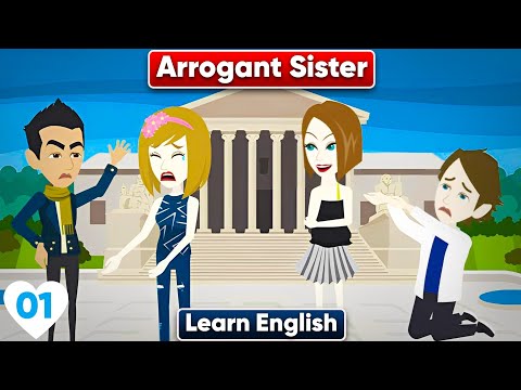Arrogant Sister Part 01 | Animated stories | English Story | English Conversation | Parvi English