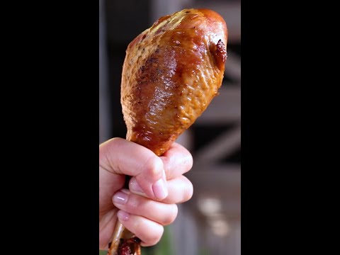 Smoked Turkey Legs Made For Thanksgiving #shorts