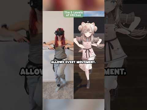 The 5 Levels of VRChat. #vrchat #vrchatcommunity #vr #virtualreality
