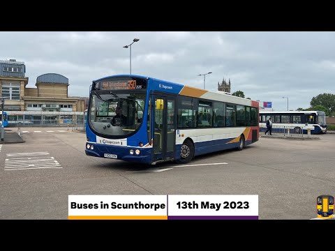 Buses at Scunthorpe Bus Station (13/05/2023)