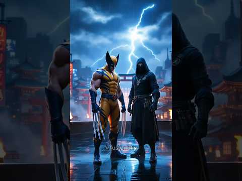 Wolverine Ninja Fusion 👀🌪 #wolverine #marvel #aiart #aishorts #aifusion