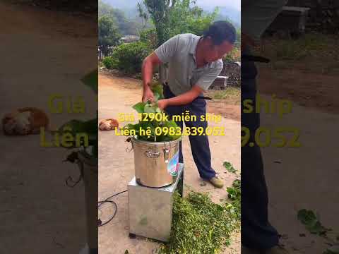 Máy xay rau cho gà vịt #maytronthucanchannuoi #channuoi #maynghiencam #farming