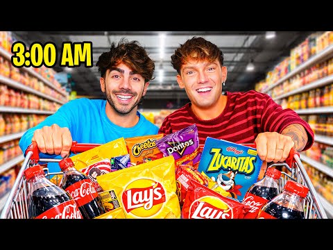 FUIMOS A UN SUPERMERCADO DE MADRUGADA!