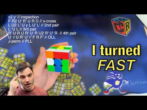 I Got a NEW record - CFOP Solve Breakdown of my 8.55 and 9.21 solve - Going fast actually worked