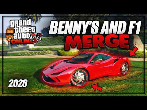 GTA 5 Online - Car To Car BENNY/F1 Merge! CUSTOMISE Your Own MODDED Vehicle (1.72)
