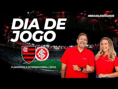 🔴 AO VIVO: FLAMENGO X INTERNACIONAL | PRÉ-JOGO E NARRAÇÃO | BRASILEIRÃO (29/03/25)