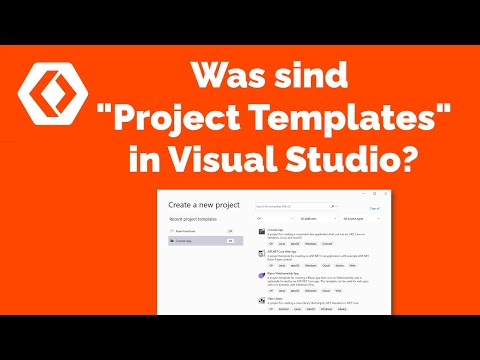Was sind "Project Templates" in Visual Studio?