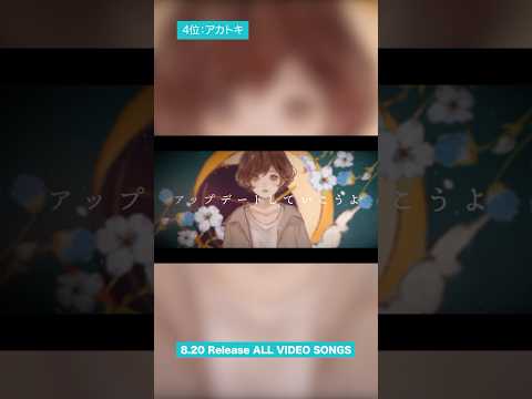 8月20日(水)発売 #楠木ともり メジャーデビュー5周年記念「ALL VIDEO SONGS 2020-2025」MV投票企画 結果発表🏆4位  【#アカトキ】#楠木ともり_僕の夏を返してよ