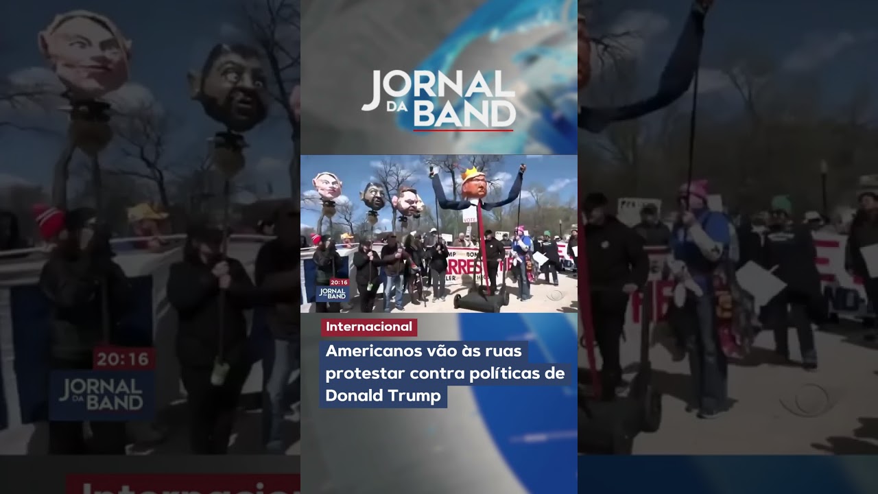 Americanos protestam contra políticas de Donald Trump