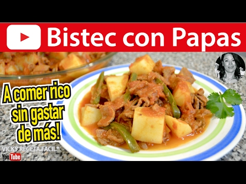 CÓMO HACER BISTEC CON PAPAS | Vicky Receta Facil - UCewhO42h_TIKZdntpI-v39g