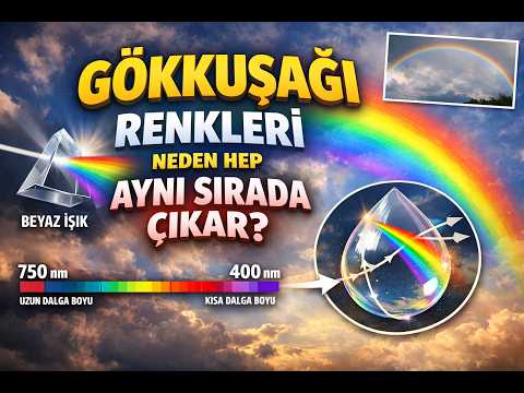 Gökkuşağı Renkleri Neden Hep Aynı Sırada Görülür?