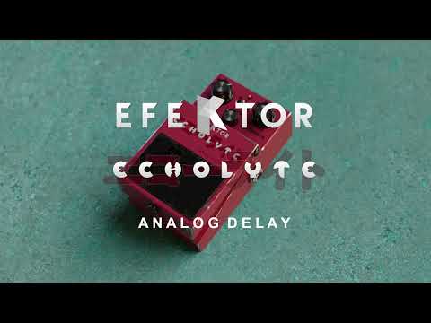 Available now. Warm, Smooth, and Timeless delay sounds with Efektor Echolyte.