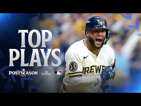 TOP 15 PLAYS of the DS round of the MLB Postseason! (Jackson Chourio's EPIC walk-off and MORE!)